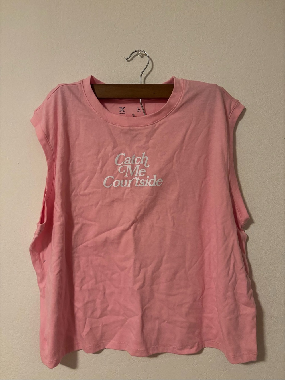 Xersion Pink Sleeveless Tank Top